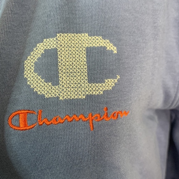 Champion Blue Hooded Zip Up Sweatshirt- NWT - Picture 11 of 16